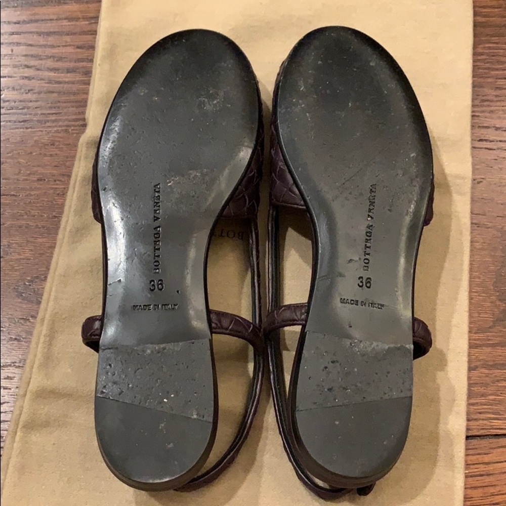 Bottega Veneta Intrecciato Slingback Flats - Picture 9 of 11